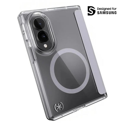 Speck Presidio Perfect-Clear Magnet – MagSafe dėklas Samsung Galaxy Z Fold 8 (skaidrus)