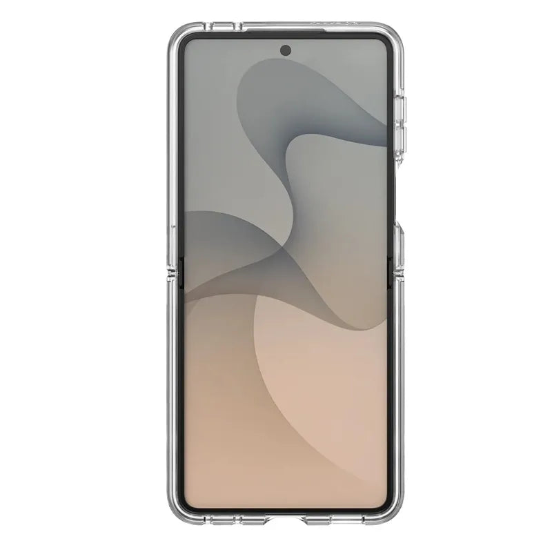Speck Presidio Perfect-Clear Magnet – MagSafe dėklas, skirtas Samsung Galaxy Z Flip 8 (skaidrus)