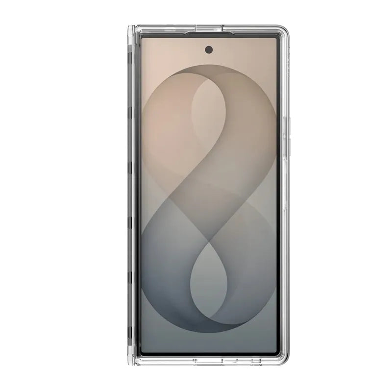 Speck Presidio Perfect-Clear Magnet – MagSafe dėklas, skirtas Samsung Galaxy Z Fold 8 Ultra (skaidrus)