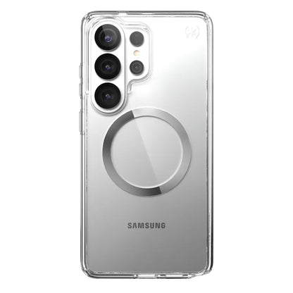 Speck Presidio Perfect-Clear Magnet - Samsung Galaxy S26 Ultra MagSafe dėklas (Skaidrus/Skaidrus/Sidabrinis)
