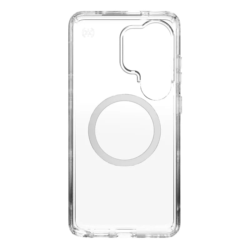 Speck Presidio Perfect-Clear Magnet - Samsung Galaxy S26 Ultra MagSafe dėklas (Skaidrus/Skaidrus/Sidabrinis)