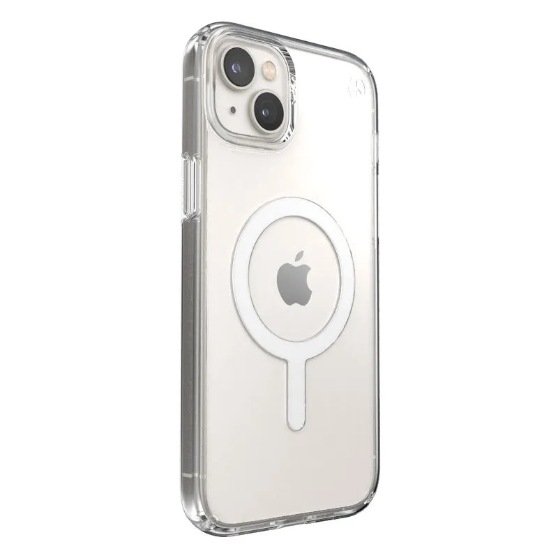 Speck Presidio Perfect-Clear + MagSafe – dėklas iPhone 15 Plus / iPhone 14 Plus (Skaidrus)