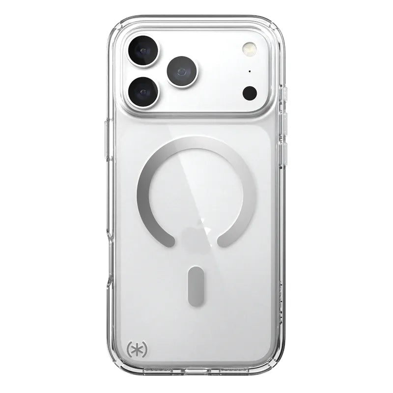 Speck Presidio Perfect Clear MagSafe – dėklas iPhone 18 Pro Max / 17 Pro Max (skaidrus)