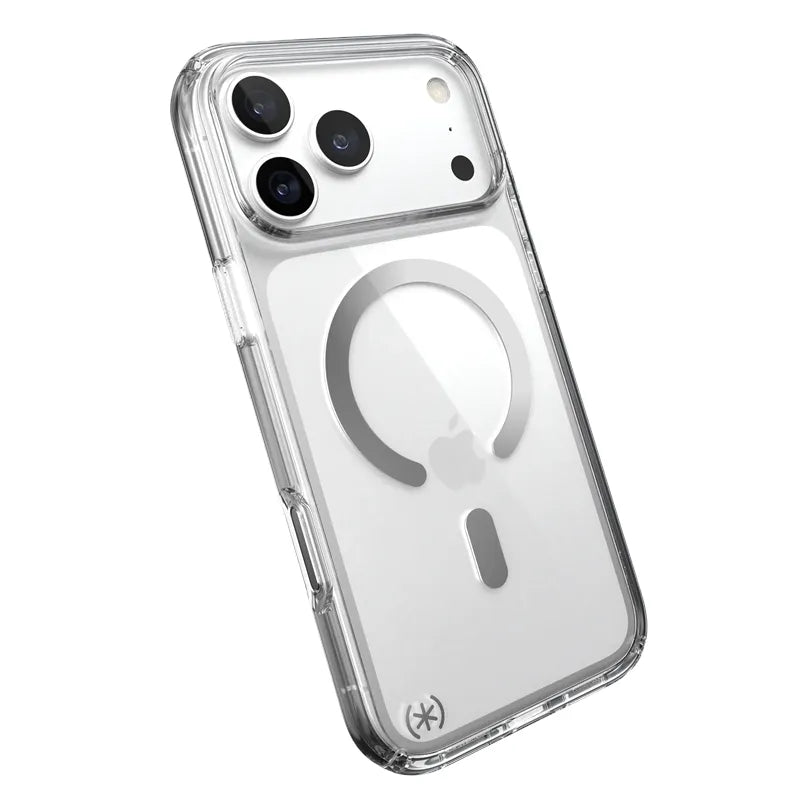 Speck Presidio Perfect Clear MagSafe – dėklas iPhone 18 Pro Max / 17 Pro Max (skaidrus)