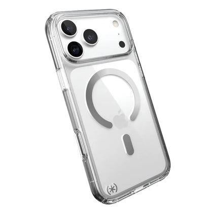Speck Presidio Perfect Clear MagSafe – dėklas iPhone 18 Pro Max / 17 Pro Max (skaidrus)
