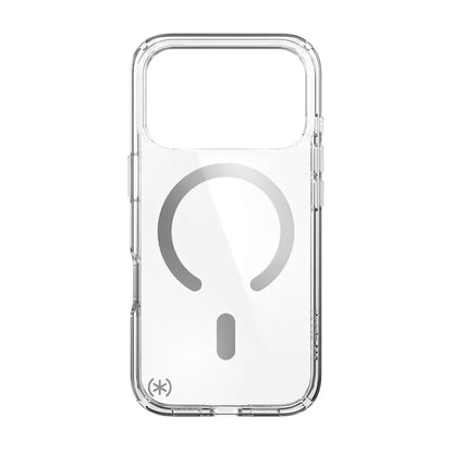 Speck Presidio Perfect Clear MagSafe dėklas, skirtas iPhone 18 Pro / 17 Pro (skaidrus)