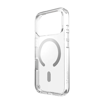 Speck Presidio Perfect Clear MagSafe dėklas, skirtas iPhone 18 Pro / 17 Pro (skaidrus)