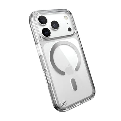 Speck Presidio Perfect Clear MagSafe dėklas, skirtas iPhone 18 Pro / 17 Pro (skaidrus)