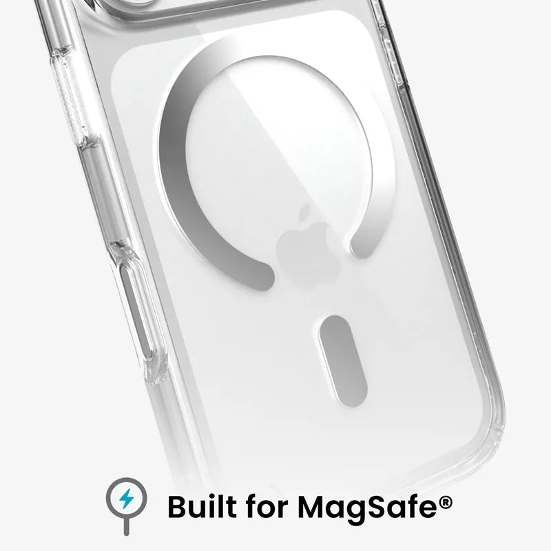 Speck Presidio Perfect Clear MagSafe dėklas, skirtas iPhone 18 Pro / 17 Pro (skaidrus)