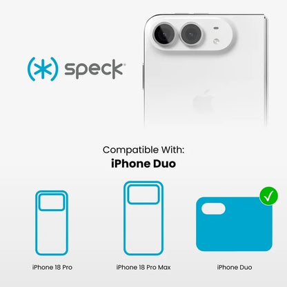 Speck Presidio Perfect Clear MagSafe – „iPhone Fold“ dėklas (skaidrus)