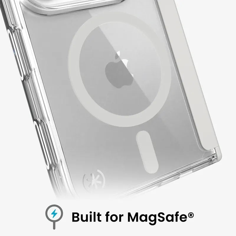 Speck Presidio Perfect Clear MagSafe – „iPhone Fold“ dėklas (skaidrus)