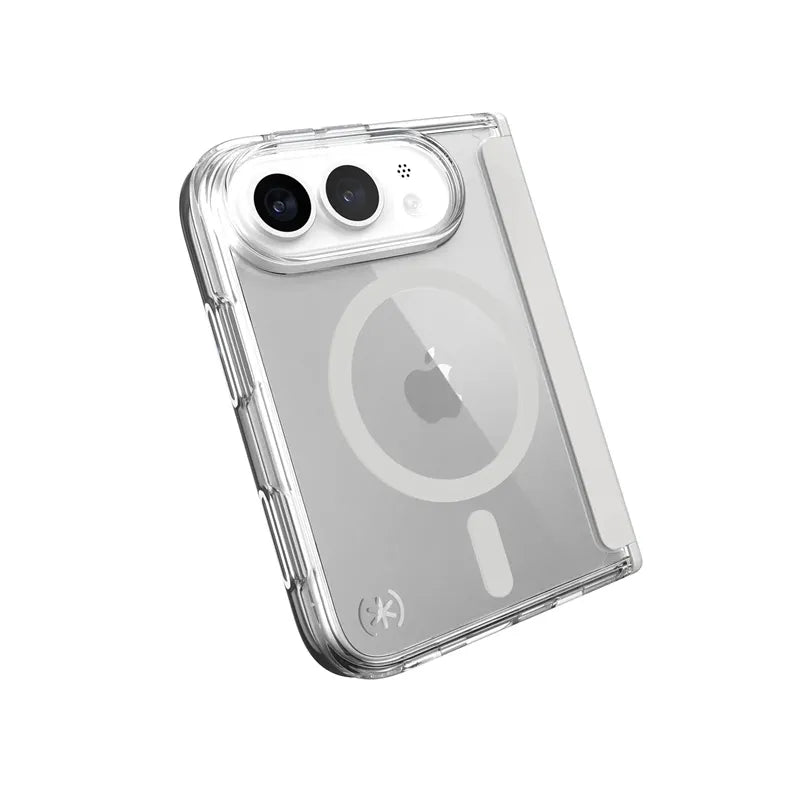 Speck Presidio Perfect Clear MagSafe – „iPhone Fold“ dėklas (skaidrus)