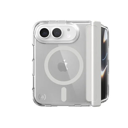 Speck Presidio Perfect Clear MagSafe – „iPhone Fold“ dėklas (skaidrus)