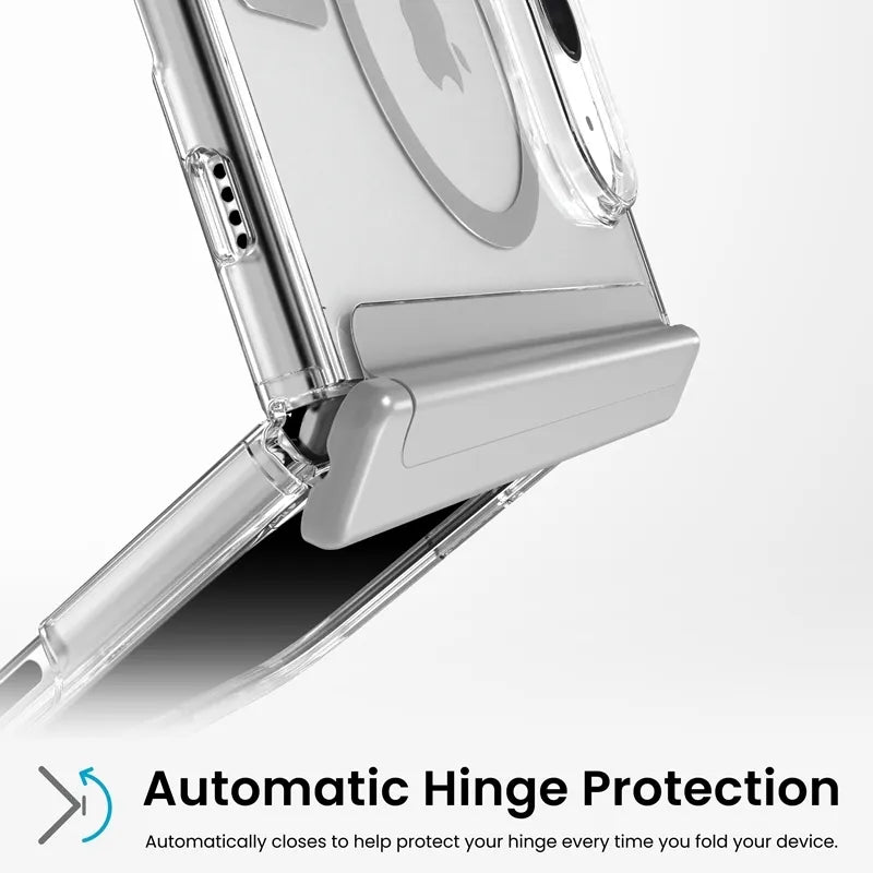 Speck Presidio Perfect Clear MagSafe – „iPhone Fold“ dėklas (skaidrus)