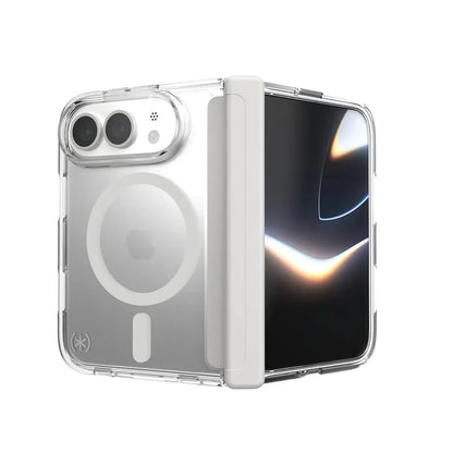 Speck Presidio Perfect Clear MagSafe – „iPhone Fold“ dėklas (skaidrus)
