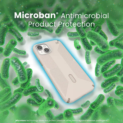 Speck Presidio2 Grip ClickLock ir Magsafe – iPhone 15 Plus / iPhone 14 Plus dėklas (Bleached Bone / Heirloom Gold / Hazel Brown)