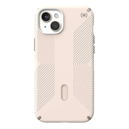 Speck Presidio2 Grip ClickLock ir Magsafe – iPhone 15 Plus / iPhone 14 Plus dėklas (Bleached Bone / Heirloom Gold / Hazel Brown)