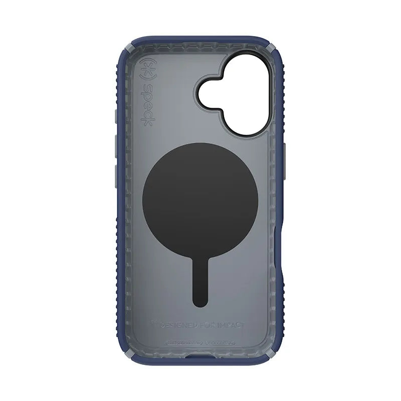Speck Presidio2 Grip ClickLock & MagSafe - Dėklas iPhone 16 (Coastal Blue / Dust Gray / White)