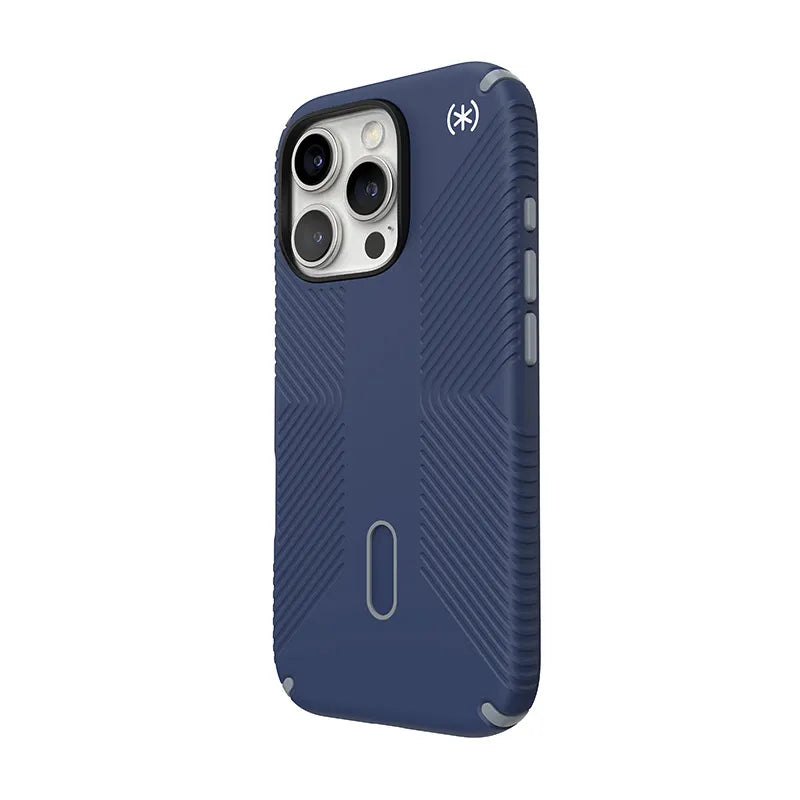 Speck Presidio2 Grip ClickLock & MagSafe - Dėklas iPhone 16 Pro (Coastal Blue / Dust Gray / White)