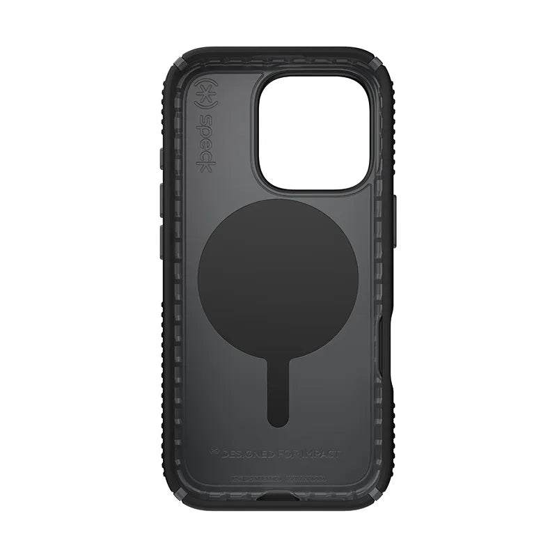 Speck Presidio2 Grip ClickLock & MagSafe - Dėklas iPhone 16 Pro (Juoda / Šiferio pilka / Balta)
