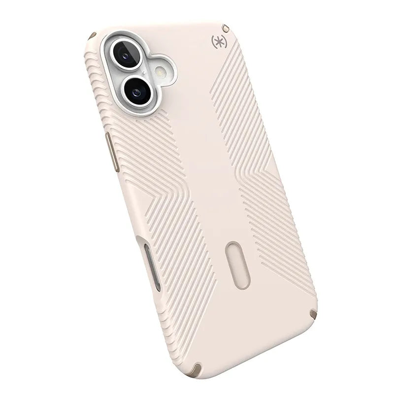 Speck Presidio2 Grip ClickLock & MagSafe – iPhone 16 Plus dėklas (Bleached Bone / Heirloom Gold / Hazel Brown)