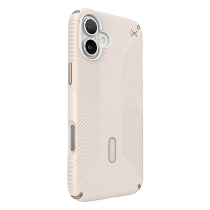 Speck Presidio2 Grip ClickLock & MagSafe – iPhone 16 Plus dėklas (Bleached Bone / Heirloom Gold / Hazel Brown)