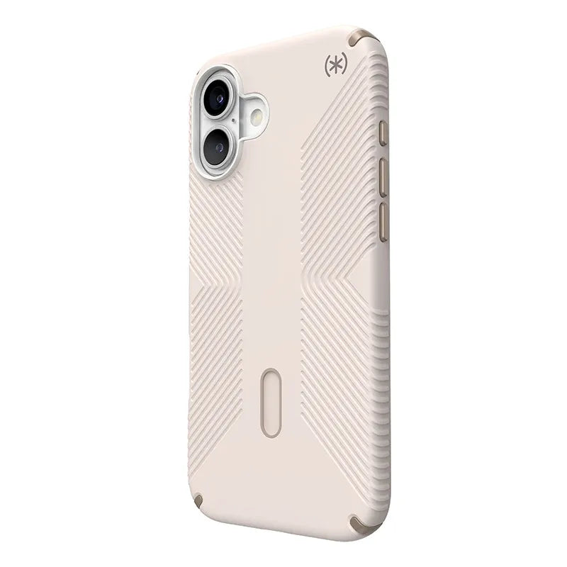 Speck Presidio2 Grip ClickLock & MagSafe – iPhone 16 Plus dėklas (Bleached Bone / Heirloom Gold / Hazel Brown)