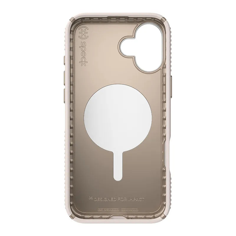 Speck Presidio2 Grip ClickLock & MagSafe – iPhone 16 Plus dėklas (Bleached Bone / Heirloom Gold / Hazel Brown)