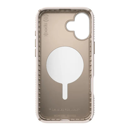 Speck Presidio2 Grip ClickLock & MagSafe – iPhone 16 Plus dėklas (Bleached Bone / Heirloom Gold / Hazel Brown)
