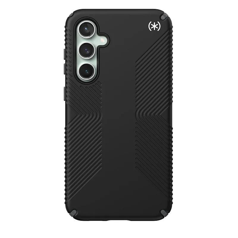 Speck Presidio2 Grip - dėklas Samsung Galaxy S23 FE (juoda/juoda/balta)
