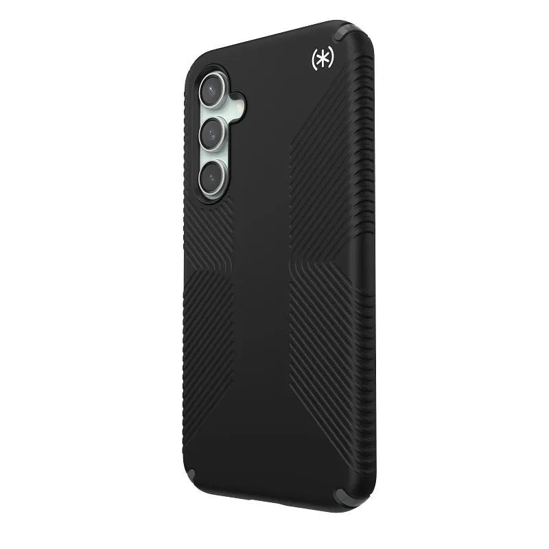 Speck Presidio2 Grip - dėklas Samsung Galaxy S23 FE (juoda/juoda/balta)