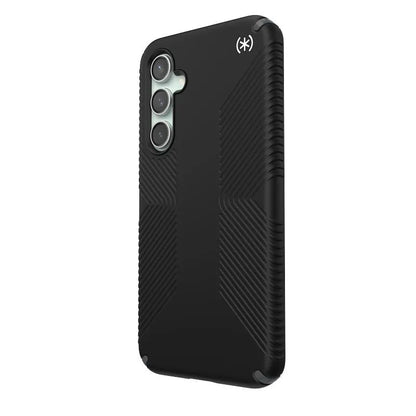 Speck Presidio2 Grip - dėklas Samsung Galaxy S23 FE (juoda/juoda/balta)