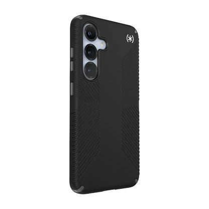 Speck Presidio2 Grip Magnet – dėklas Samsung Galaxy S25 / 24 MagSafe (juodas/skalūno pilkumo/baltas)