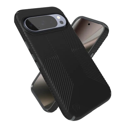 Speck Presidio2 Grip Magnet – Google Pixel 10 / Google Pixel 10 Pro dėklas (juodas/skalūno pilkas)