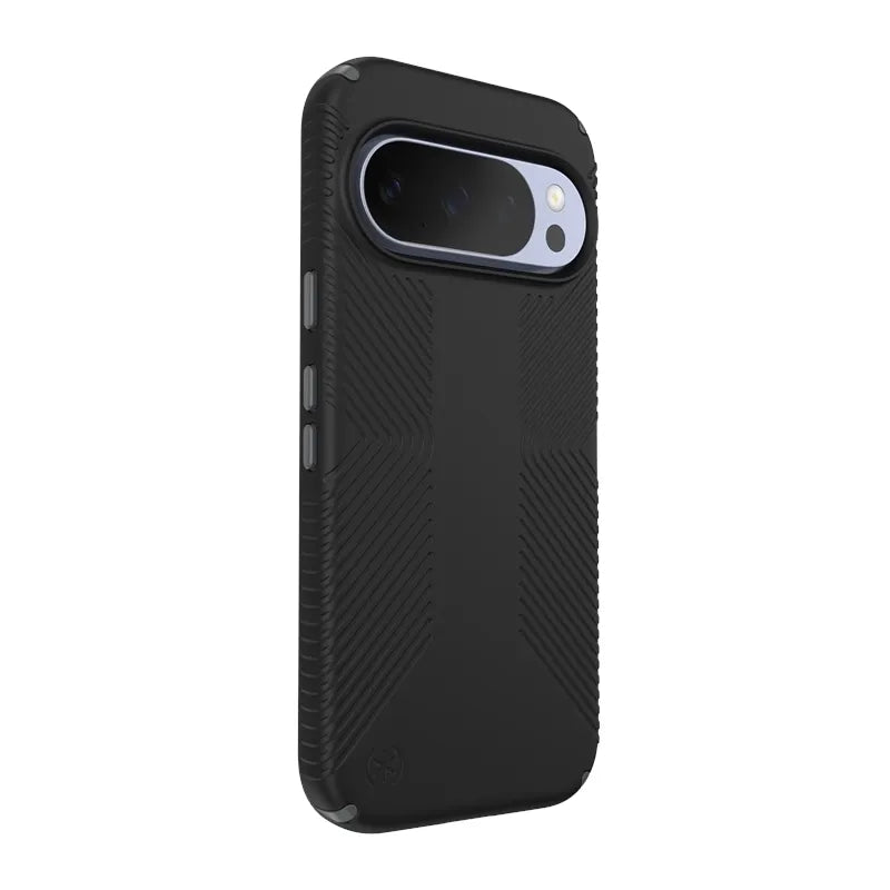 Speck Presidio2 Grip Magnet – Google Pixel 10 / Google Pixel 10 Pro dėklas (juodas/skalūno pilkas)