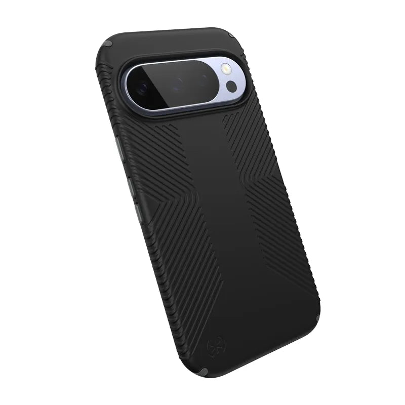 Speck Presidio2 Grip Magnet – Google Pixel 10 / Google Pixel 10 Pro dėklas (juodas/skalūno pilkas)