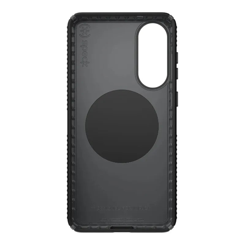 Speck Presidio2 Grip Magnet - Samsung Galaxy S25 Edge dėklas su MagSafe (juodas/šiferio pilkumas/baltas)