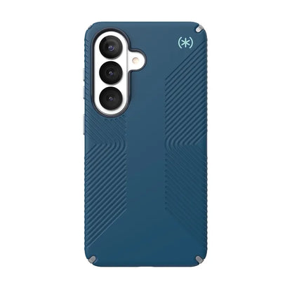 Speck Presidio2 Grip Magnet - Samsung Galaxy S26 MagSafe dėklas (Deep Sea/Silver Metallic/Spell Blue)