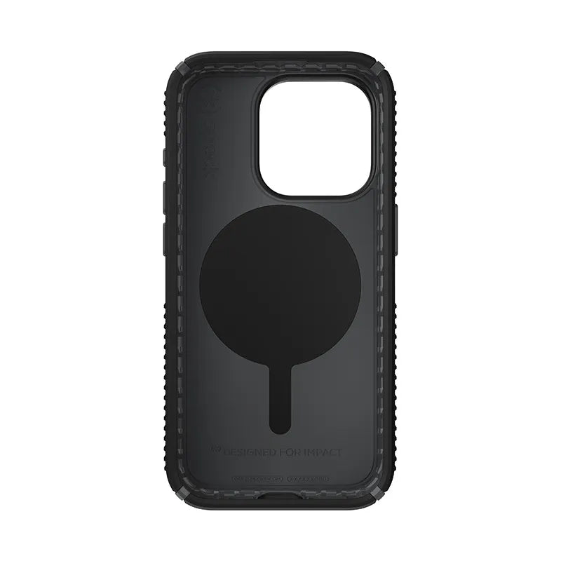 Speck Presidio2 Grip Magsafe - Dėklas iPhone 15 Pro (Juoda / Slate Gray / Balta)