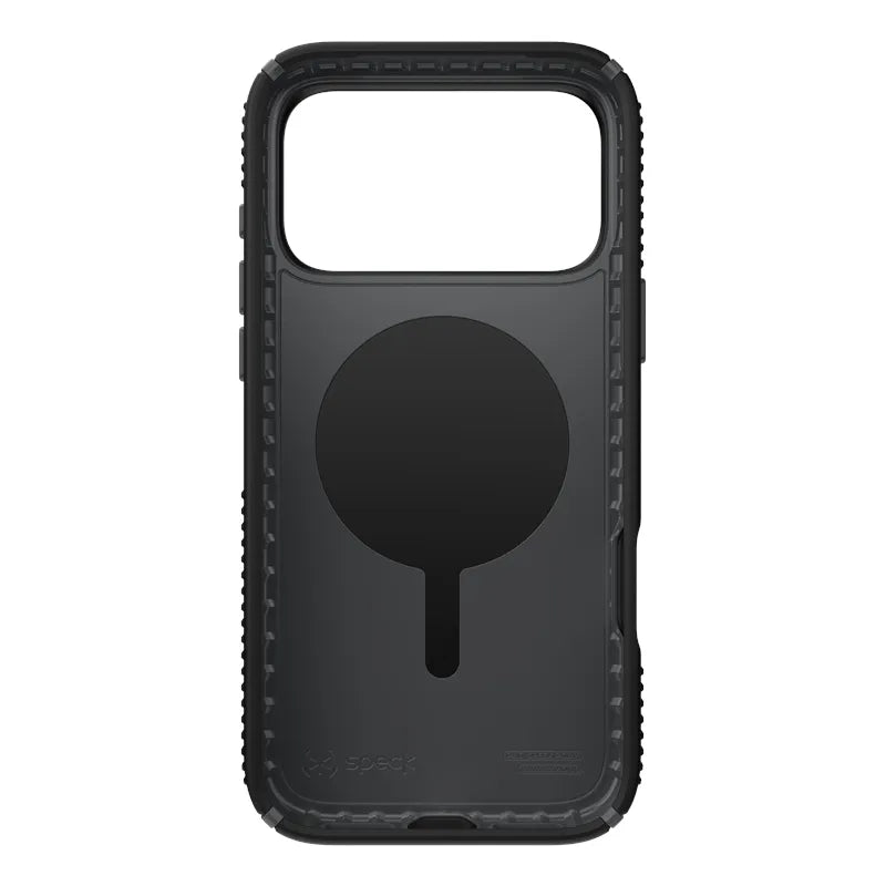 Speck Presidio2 Grip MagSafe - dėklas iPhone 17 Pro Max (juoda / pilka / balta)