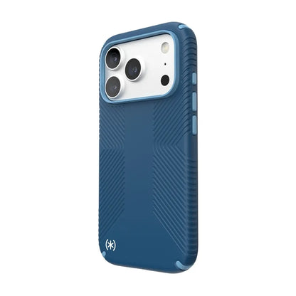 Speck Presidio2 Grip MagSafe dėklas, skirtas iPhone 18 Pro / 17 Pro (Deep Sea)