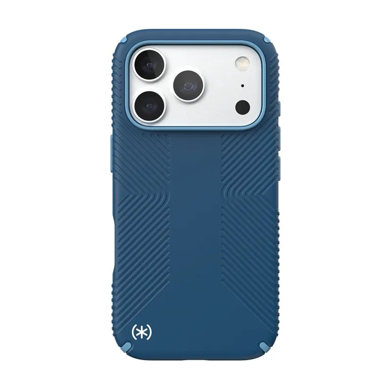Speck Presidio2 Grip MagSafe dėklas, skirtas iPhone 18 Pro / 17 Pro (Deep Sea)