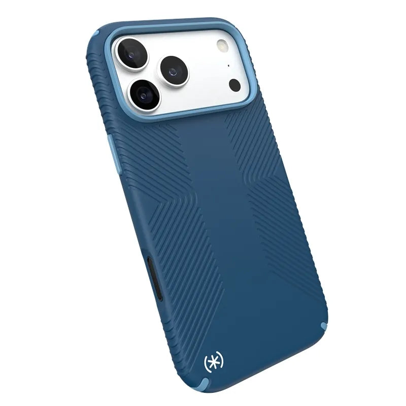 Speck Presidio2 Grip MagSafe dėklas, skirtas iPhone 18 Pro Max / 17 Pro Max (Deep Sea)