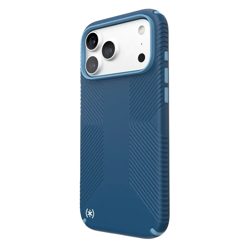 Speck Presidio2 Grip MagSafe dėklas, skirtas iPhone 18 Pro Max / 17 Pro Max (Deep Sea)
