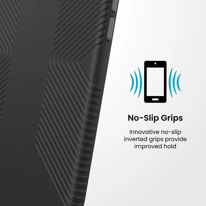 Speck Presidio2 Grip MagSafe – dėklas, skirtas iPhone 18 Pro Max / 17 Pro Max (juodas)