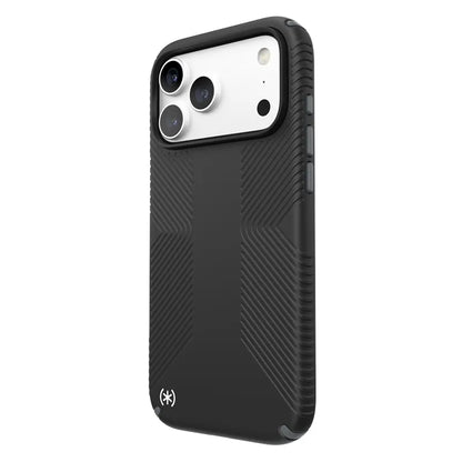 Speck Presidio2 Grip MagSafe – dėklas, skirtas iPhone 18 Pro Max / 17 Pro Max (juodas)