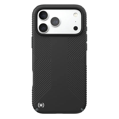 Speck Presidio2 Grip MagSafe – dėklas, skirtas iPhone 18 Pro Max / 17 Pro Max (juodas)
