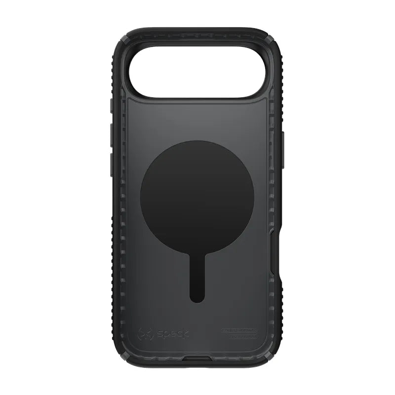 Speck Presidio2 Grip MagSafe - iPhone dėklas (juoda / slyvio pilka / balta)
