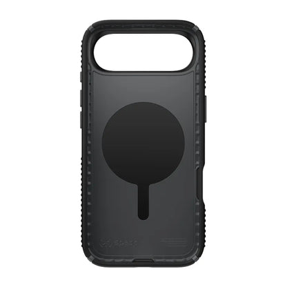 Speck Presidio2 Grip MagSafe - iPhone dėklas (juoda / slyvio pilka / balta)