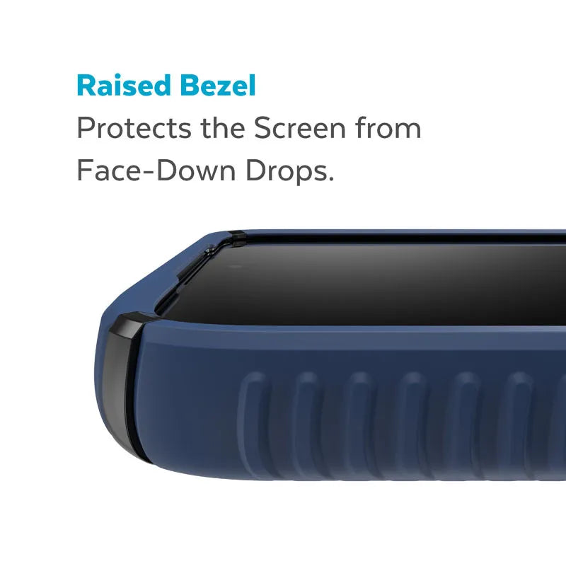 Speck Presidio2 Grip – neslystanti apsauga, skirta Samsung Galaxy S23+ (Coastal Blue/Black)